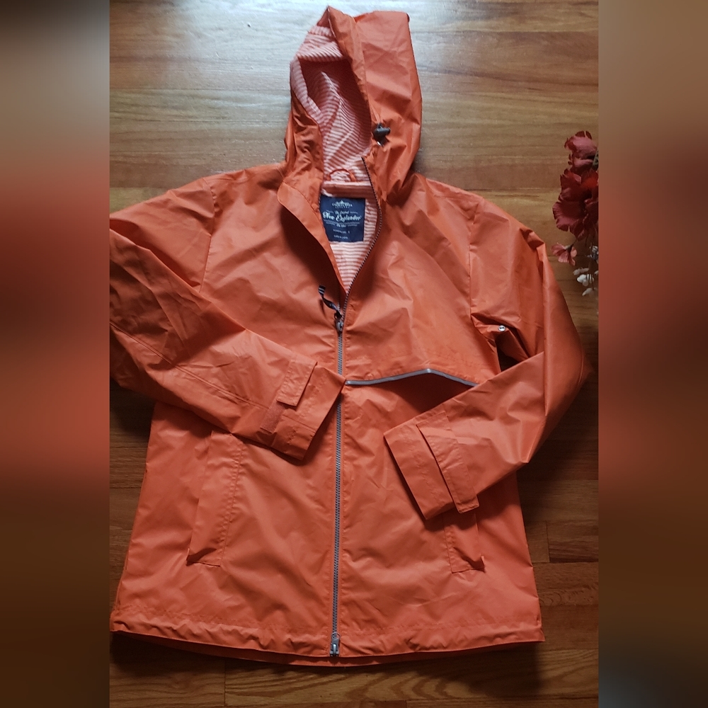 Charles River NWOT New Englander Raincoat Jacket Waterproof Women’s Size Small